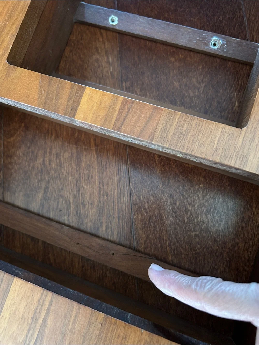 Vintage Forestville Wood Teapot Wall Clock and Spice Rack Shelf